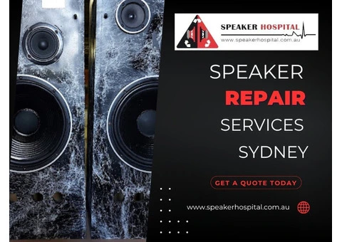 Speaker Repair Services Sydney | Fast & Affordable Repairs