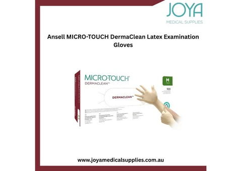 Ansell MICRO-TOUCH DermaClean Latex Examination Gloves - Joya Medical Supplies