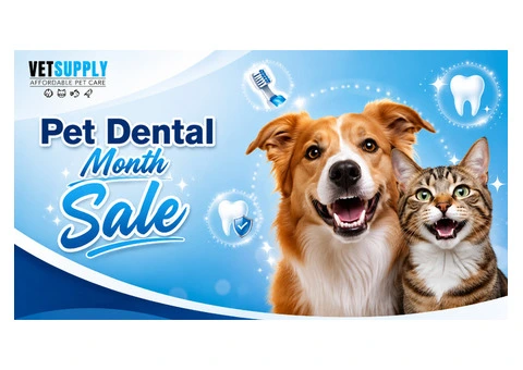 Pet Dental Month Sale