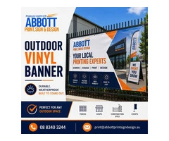 Waterproof Outdoor Vinyl Banner in Sydney for Lasting Outdoor Displays