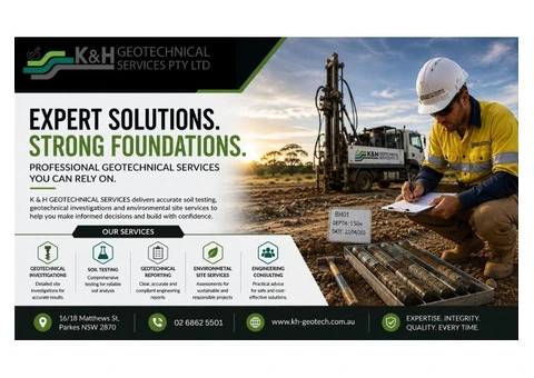 Accurate Soil Testing Service for Stronger Foundations