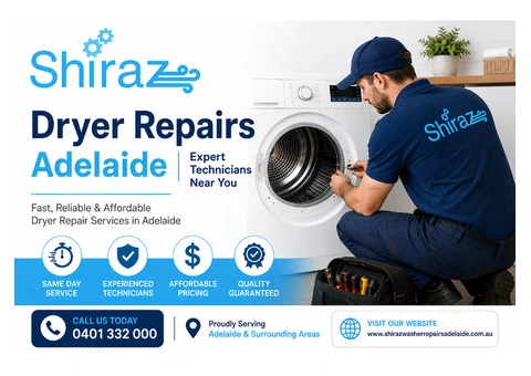 Dryer Repairs Adelaide | Expert Technicians Near You