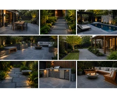 Grey Limestone to Design a Stylish Backyard Effortlessly