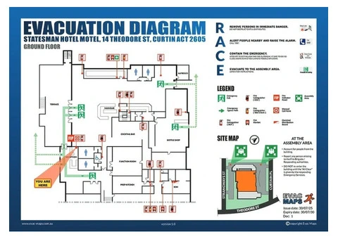 Evacuation Diagrams Perth for Safer Commercial and Industrial Facilities