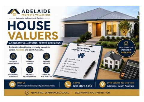 House Valuers Adelaide | Accurate Residential Property Valuations