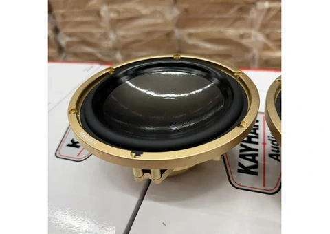 6.5 inch Woofer + Tweeter Component Speaker Set (Gold / Black) - 2/5