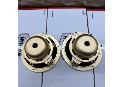 6.5 inch Woofer + Tweeter Component Speaker Set (Gold / Black) - 4/5