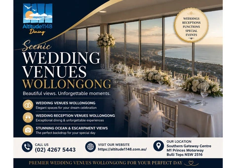 Elegant Wollongong Wedding Venues for Your Dream Day