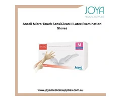 Ansell Micro-Touch SensiClean II Latex Examination Gloves - Joya Medical Supplies