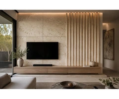 Create Stunning Feature Walls with Oglio Limestone Batons
