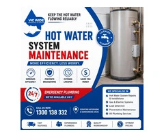 Hot Water System Maintenance Melbourne | 24/7 Emergency Plumbers