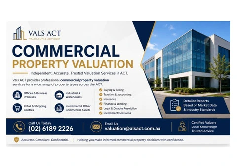 Commercial Property Valuation Services in ACT