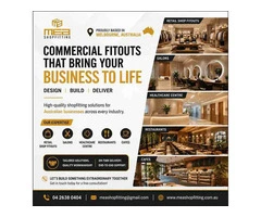 Commercial Shop Fitters Melbourne | Retail, Café, Office & Medical Fitouts | FREE Quote