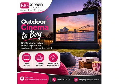 Outdoor Cinema to Buy for Home and Event Use in Sydney
