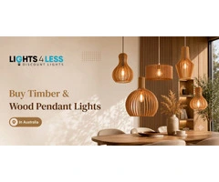 Buy Timber and Wood Pendant Lights Australia