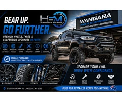 4WD Wheels, Tyres & Suspension Specialists in Perthc