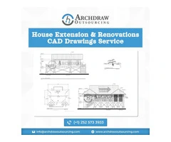 Hire Expert House Extension CAD Drawing Services in USA