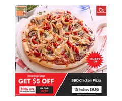 Get 30% off on your Order @ Docklands Pizzeria