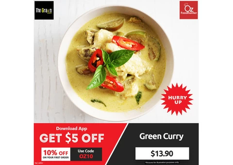 Get 10% off on your Order @ The Grain Thai