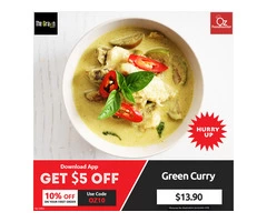 Get 10% off on your Order @ The Grain Thai