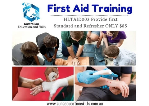 HLTAID003 Provide First Aid Course at only $85