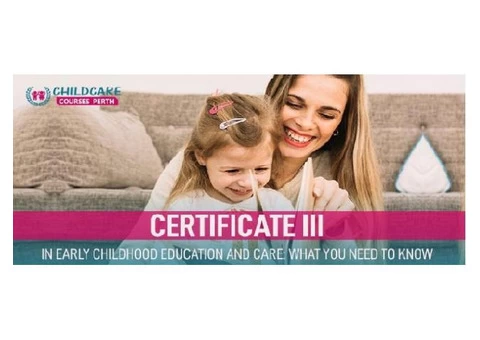 Enroll for certificate 3 in childcare and uplift your career.