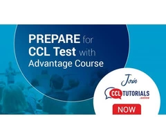 Prepare for CCL Test with Advantage Course. Join CCL Tutorials now