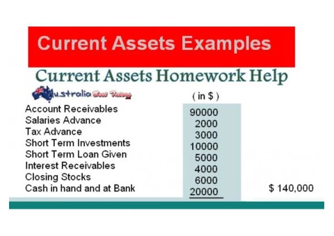 Best Current Assets Homework Help for Students