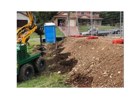 Auger Post Pole Hole Trees Digging Excavation Mini Dingo Like Bobcat Rogers Little Loaders 03 - 3/5
