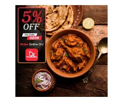 Get yummy Indian Food @ Top in Town Indian - get 5% off
