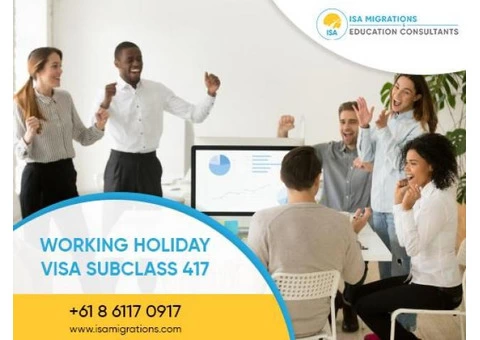 Travel And Work In Australia with 417 Visa