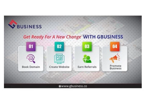 Book Domain and Create Your Free Website with Gbusiness