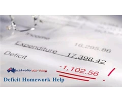 Deficit Homework Help for Accounting Topics