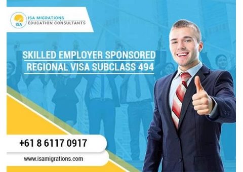 Skilled Employer Sponsored Regional Visa Subclass 494