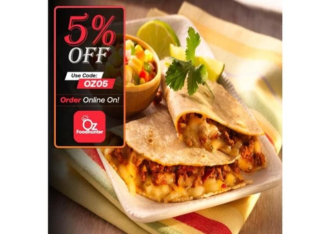 Grab your tasty Mexican dishes at Zambrero Nerang get - 5% off - 2/3
