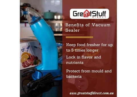 Food Vacuum Sealer Machine in Australia - Great Stuff Direct - 2/2