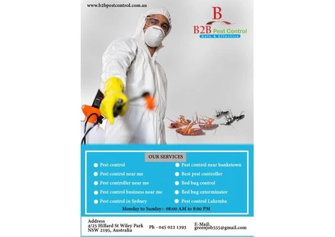 Avail the Advantages of Pest Control in Sydney