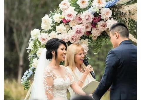 Popular Sydney marriage celebrant for all ceremonies