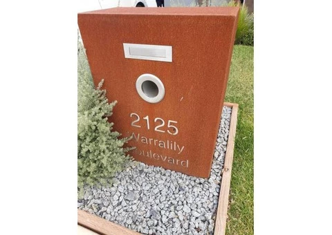 Corten Letterbox