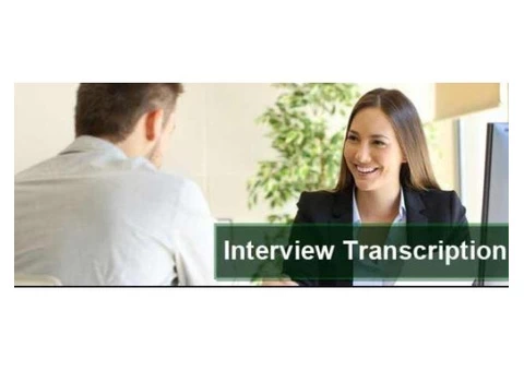 Professional Interview Transcription Services