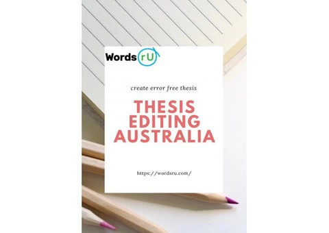 Thesis Editing Australia