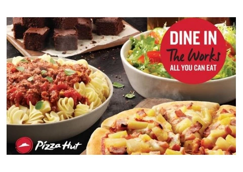 Pizza Hut Orange Dine In Offres | Adults eat at Kids Prices