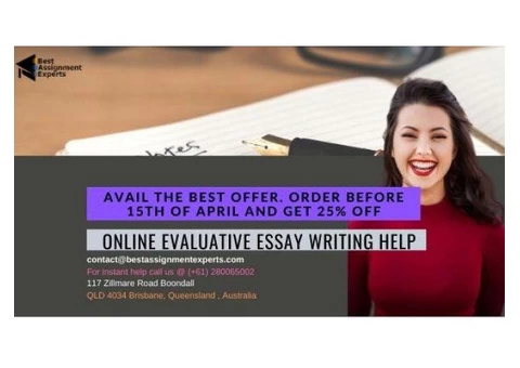 Online Evaluative Essay Writing Help | Essay Writing Help
