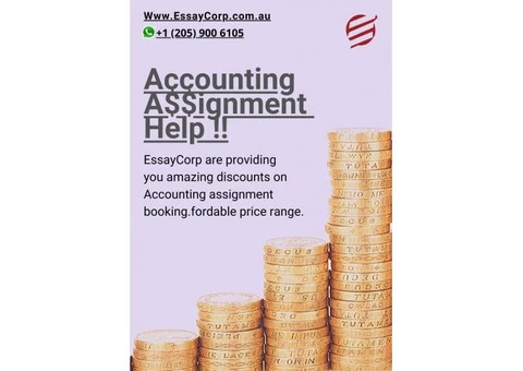 Book six Acconting assignments and pay just for five