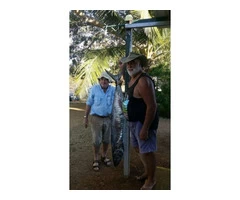 Phil Horton catching the big Spanish Mackerels.