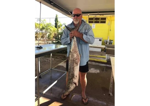 Jim caught Spanish fish fresh water fish