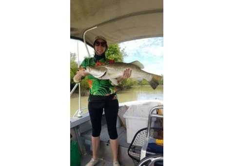 Jordan with great looking Barramundi