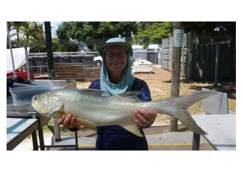 Sue and her husband Kel caught KING SALMON - 2/4