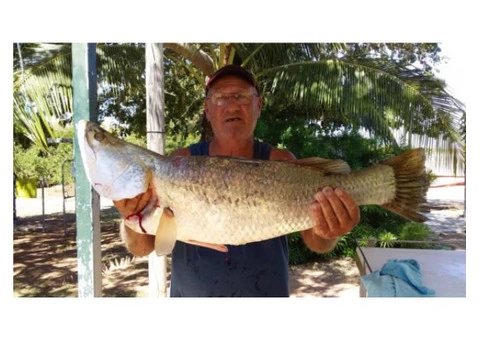 Graham Wilson with 900 cm Barra catch