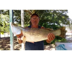 Graham Wilson with 900 cm Barra catch